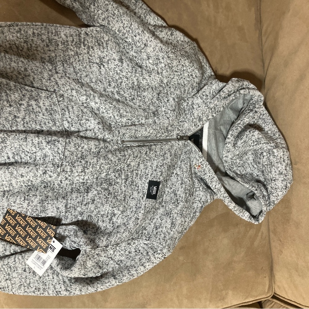 NWT Vans hooded 1/4 zip